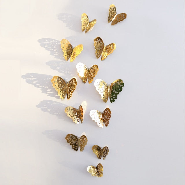 Butterfly Wishes  - Wall Decorations (12pcs)