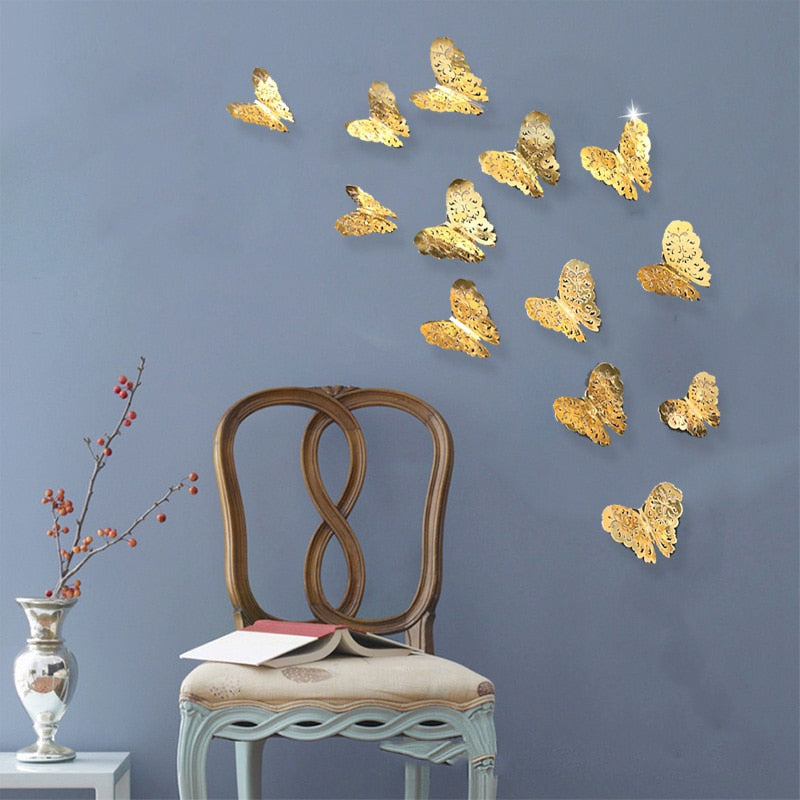 Butterfly Wishes  - Wall Decorations (12pcs)