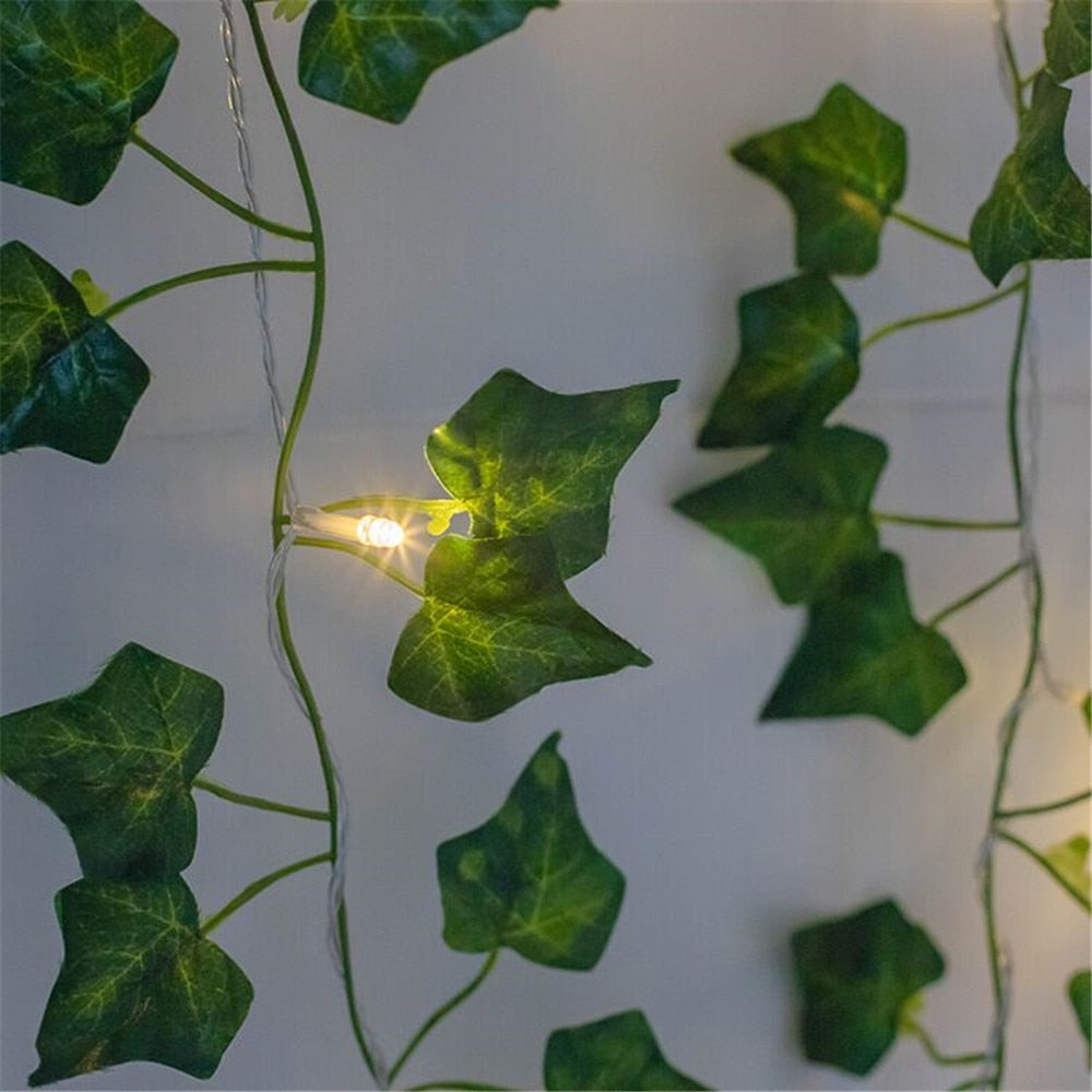 Green Leaf String Lights