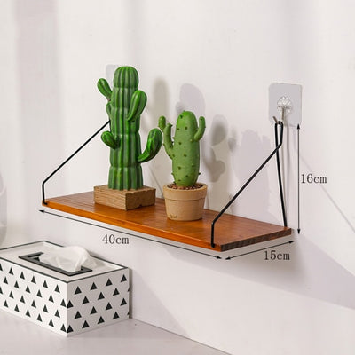 Nordic Wooden Floating Shelves