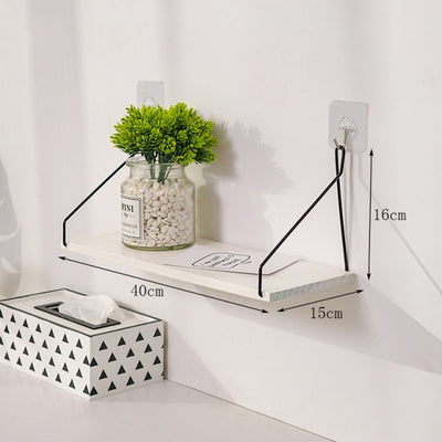 Nordic Wooden Floating Shelves