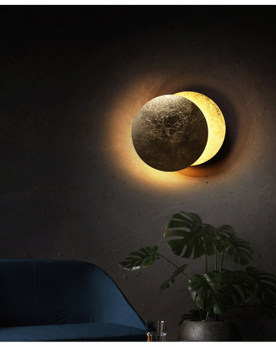 Solar Eclipse Sconce -- Nordic Modern LED Wall Lamp