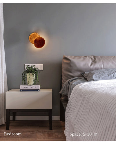 Solar Eclipse Sconce -- Nordic Modern LED Wall Lamp