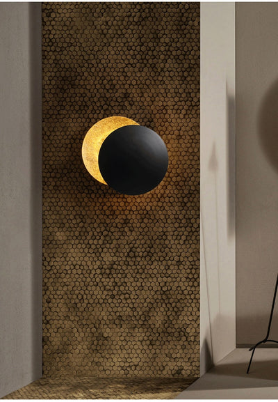 Solar Eclipse Sconce -- Nordic Modern LED Wall Lamp