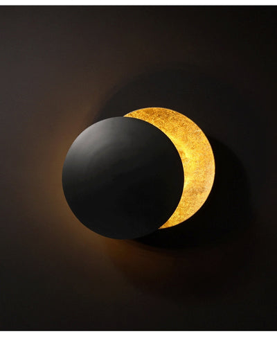 Solar Eclipse Sconce -- Nordic Modern LED Wall Lamp