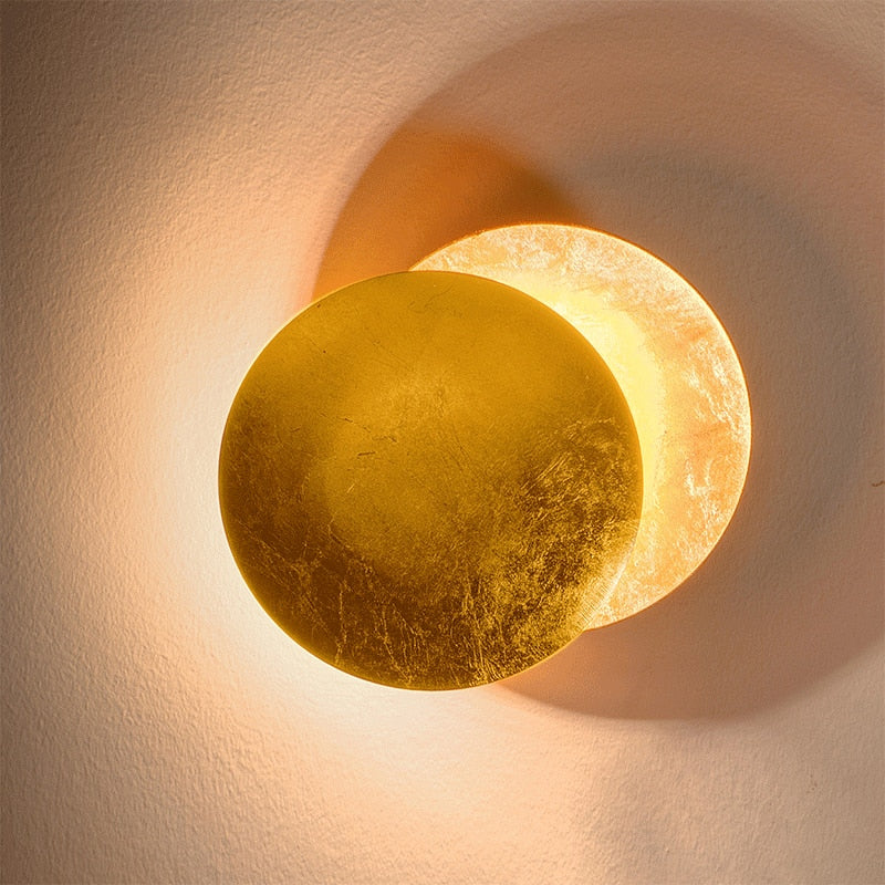 Solar Eclipse Sconce -- Nordic Modern LED Wall Lamp