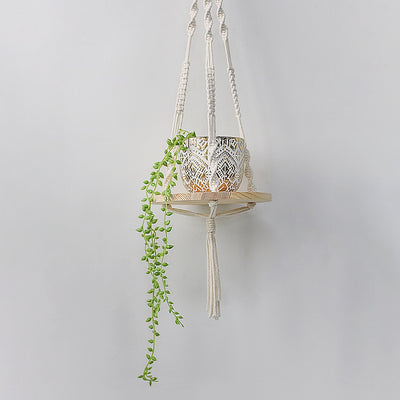 Macrame Floating Shelves