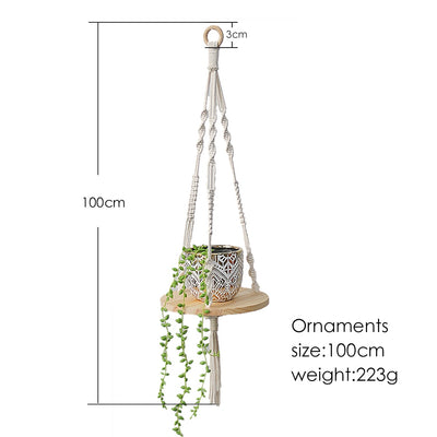 Macrame Floating Shelves