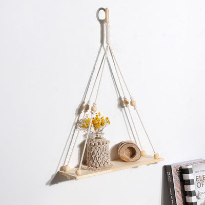 Macrame Floating Shelves