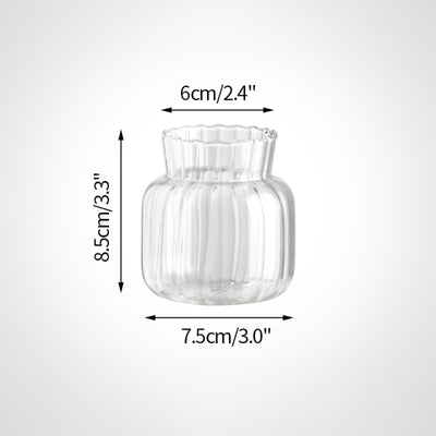 Nordic Glass Bottle Vase