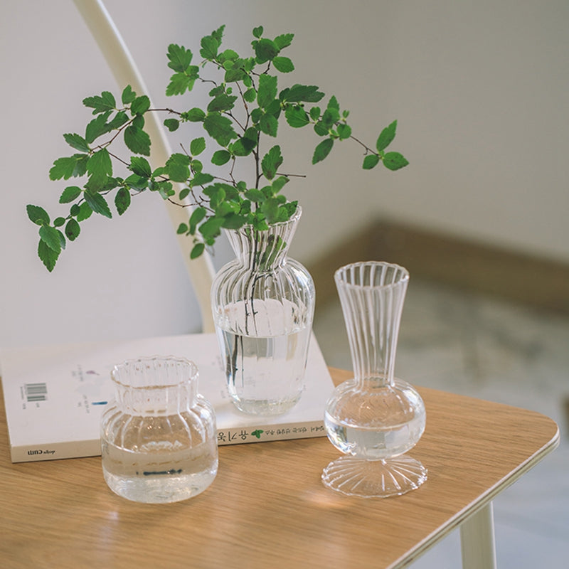 Nordic Glass Bottle Vase