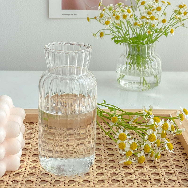 Nordic Glass Bottle Vase